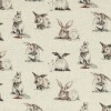Clarke &amp; Clarke Stoff Polyester/Leinen Rabbits