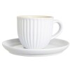 IB Laursen Kaffeetasse Mynte,Pure white mit Unterteller