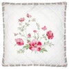 Greengate Quilt-Kissenh&uuml;lle Meadow white w/embroidery 40 x 40 cm