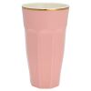 Greengate French Latte Cup pale pink mit Goldrand