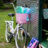 Rice Kunststoff Fahrradkorb Kinder pink
