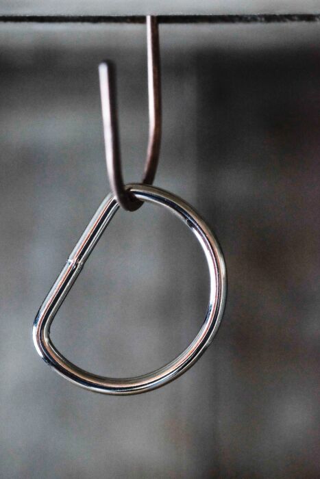 Merchant & Mills D-Ring silber, 15 mm