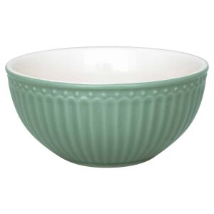 Greengate Müsli-Schale (Cereal bowl) Alice dusty green