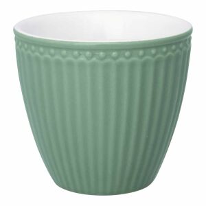 Greengate Latte Cup Alice dusty green