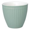 Greengate Latte Cup Alice dusty mint
