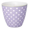 Greengate Latte Cup Spot lavendar