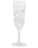 Rice Champagnerglas Acryl Swirly Embossed, clear