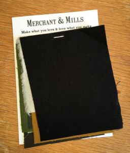 Merchant &amp; Mills Musterkarte Dry Oilskin N#1