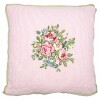 Greengate Quilt-Kissenh&uuml;lle Franka pale pink w/embroidery 40 x 40 cm