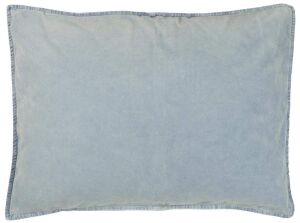 IB Laursen Kissenbezug Velour hellblau, 50 x 70 cm