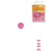 Druckkn&ouml;pfe Kunststoff Pack &agrave; 30 St&uuml;cke, pink