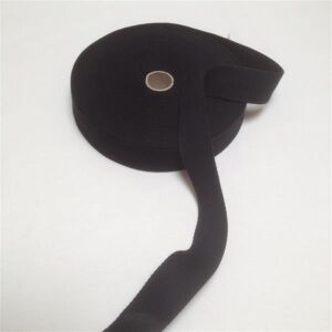 Gurtband, Baumwolle schwarz, 3 cm
