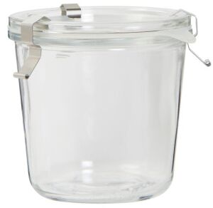 IB Laursen Marmeladenglas mit Deckel, Clips und Silikonring, 440 ml