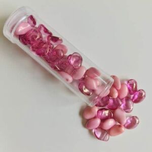 Gütermann creativ Glasperlen Petal Beads rosa