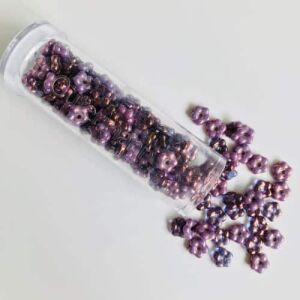 Gütermann creativ Glasperlen Flower beads violett