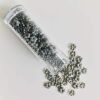 G&uuml;termann creativ Glasperlen Flower beads grau