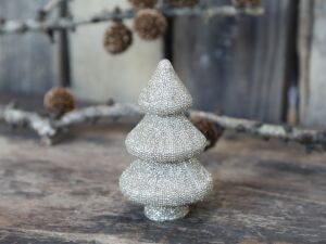 Chic Antique Weihnachtsbaum glitzer, gold