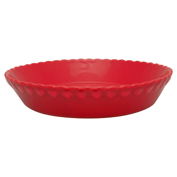 Greengate Pie dish Penny red