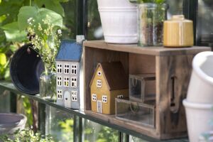 IB Laursen Haus für Teelicht Nyhavn blau mit...