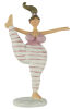 IB Laursen Dame Yoga stehend rosa gestreift