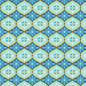 Monaluna Bio-Interlock /Jersey Stoff Tunisian Tile
