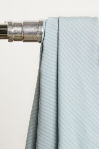Meet MILK Tencel Two-Tone Slim Stripe, blue mist