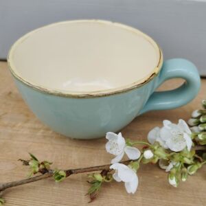 Grün & Form Milchkaffee-Tasse, aqua