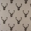 Fryetts Canvas Stoff Stags Charcoal