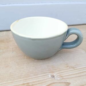 Grün & Form Milchkaffee-Tasse, olivgrün