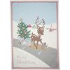 Greengate K&uuml;chentuch Bambi snow white piece printed 50 x 70 cm