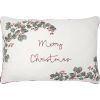 Greengate Quilt-Kissenh&uuml;lle Merry Christmas white w/embroidery 40 x 60 cm