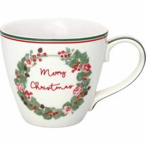 Greengate Tasse (Mug) Merry christmas white