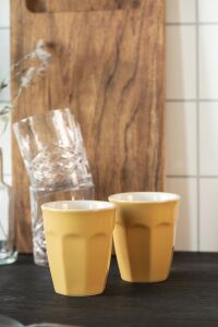 IB Laursen Caffe Latte Becher Mynte klein, mustard