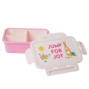 Rice Plastik Lunchbox Party Animal, pink