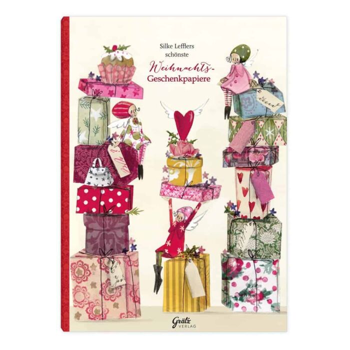 Grätz Geschenkpapierbuch die schönsten Weihnachtsmotive by Silke Leffler
