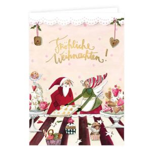 Grätz Doppelkarte mit Kuvert Weihnachtsbacken
