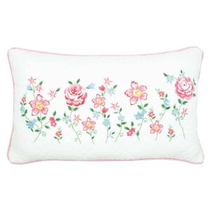 Greengate Quilt-Kissenhülle Columbine white w/embroidery...