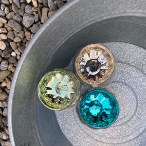 Grün & Form Glasschwimmlicht, 3er Set