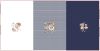 Stenzo Jersey Stoff Summertime blau, Rapport 75 cm
