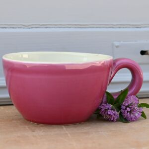 Grün & Form Milchkaffee-Tasse, pink