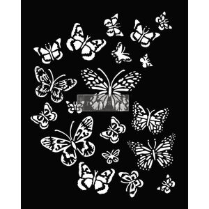 Vintage Paint Redesign Schablone Butterfly Love
