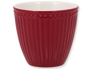 Greengate Latte Cup Alice claret red