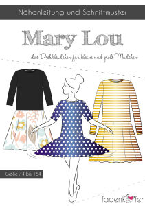 Fadenkäfer Schnittmuster Kinder Kleid Mary Lou Gr....