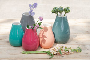 Grün & Form Vase 15cm, himbeere