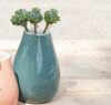 Gr&uuml;n &amp; Form Vase 19cm, aqua