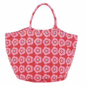 Overbeck &amp; Friends Canvas Shopper Mimi, rot-pink
