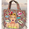 Stenzo Canvas Stoff, Hey Cool!, Rapport Tasche