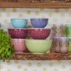Rice Keramik Sch&uuml;ssel 3er Set, Pink, Aubergine and Lavender