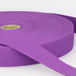 Gurtband, Baumwolle 4cm, violett