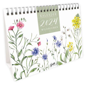 Grätz Tischkalender Wildblumen 2024